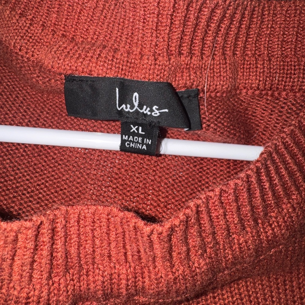 Lulu's Rust Sweater - Picture 2 of 3